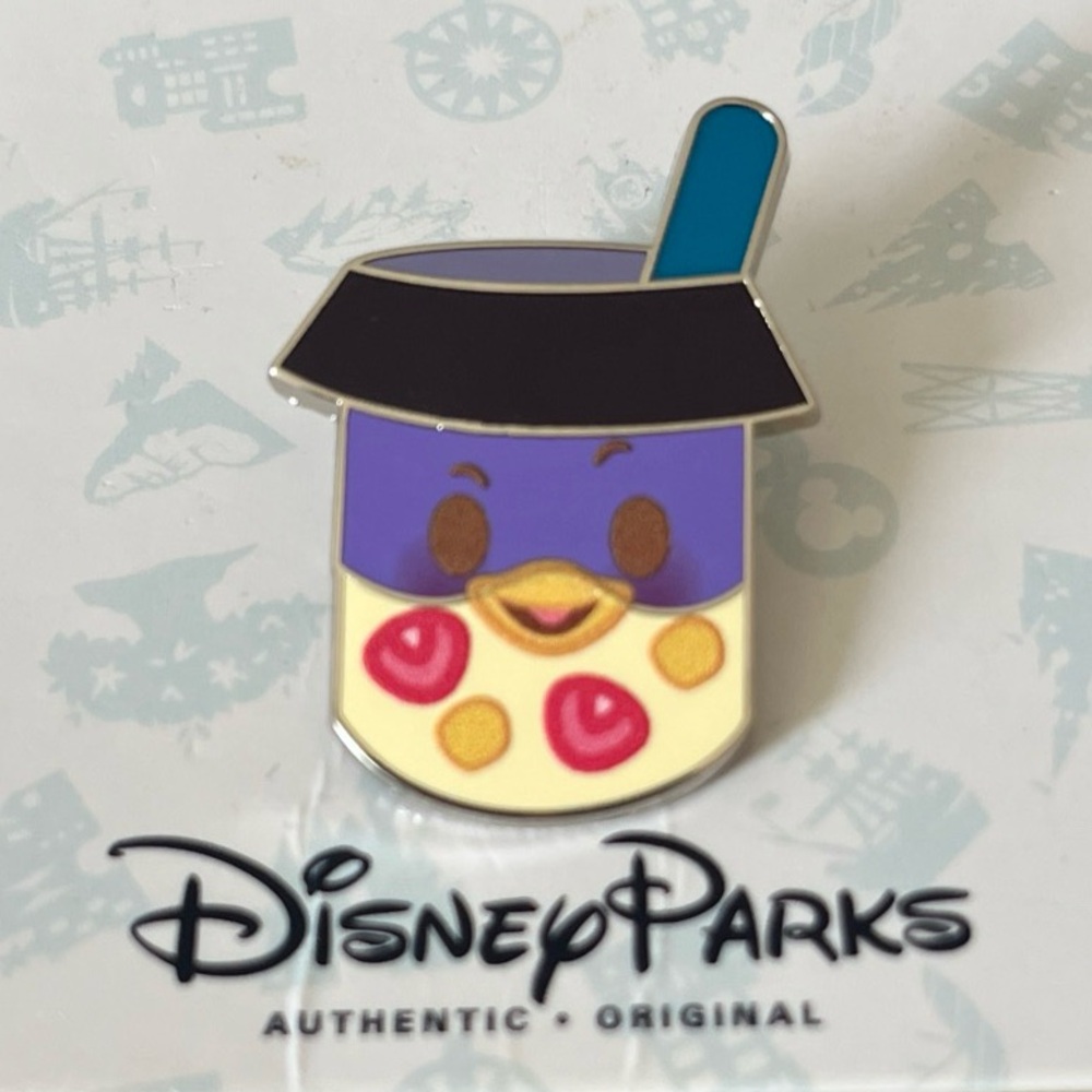Disney Parks Munchlings Series 4 Mystery Darkwing Duck Fruit Parfait Pin